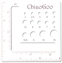 Load image into Gallery viewer, *NEW* Chiaogoo Swatch Needle Gauge
