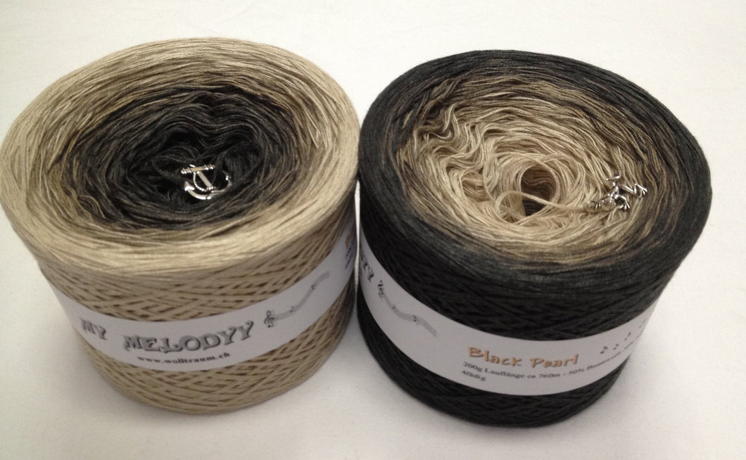 Wolltraum - My Melodyy Gradient Yarn: Black Pearl