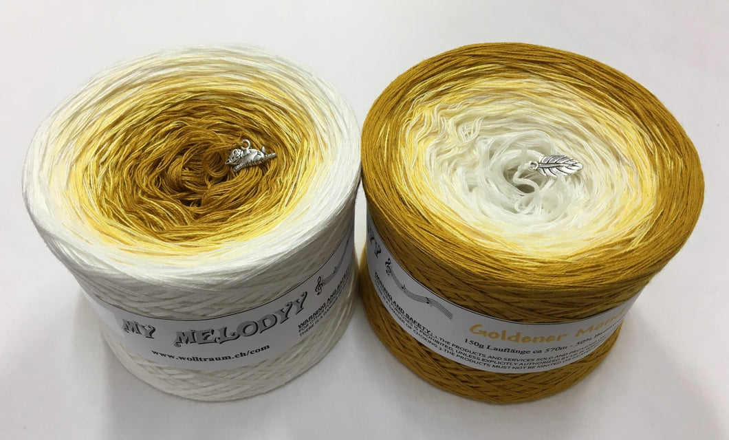 Wolltraum - My Melodyy Gradient Yarn: Goldener Mond