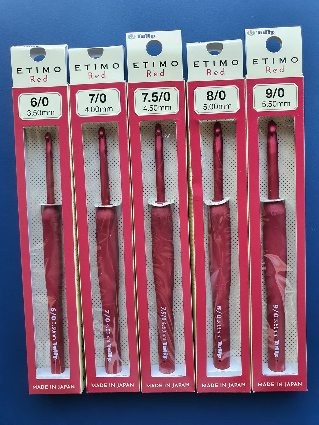 Tulip Etimo Red Crochet Hooks