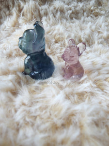 Fluorite FRENCHIE Carving