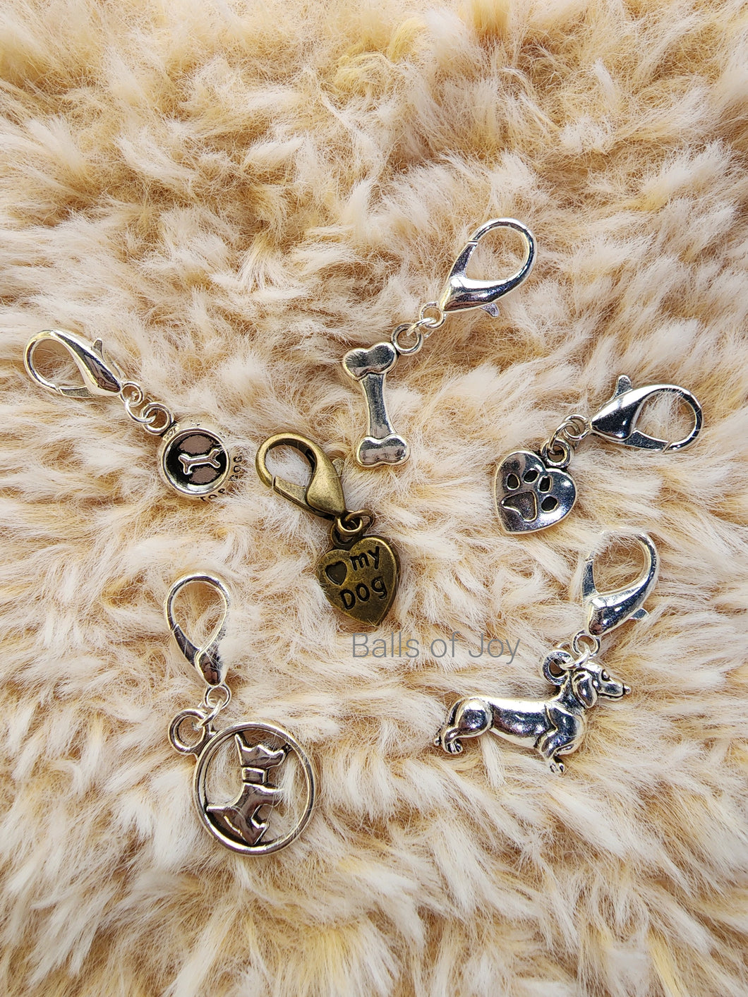 Pooch-themed Stitch-markers / Charms