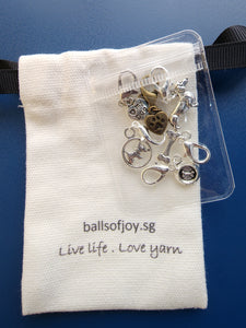 Pooch-themed Stitch-markers / Charms
