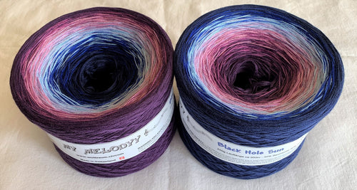 Wolltraum - My Melodyy Gradient Yarn: Black Hole Sun
