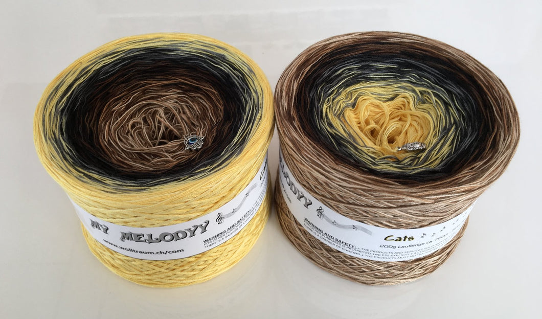 Wolltraum - My Melodyy Gradient Yarn: Cats