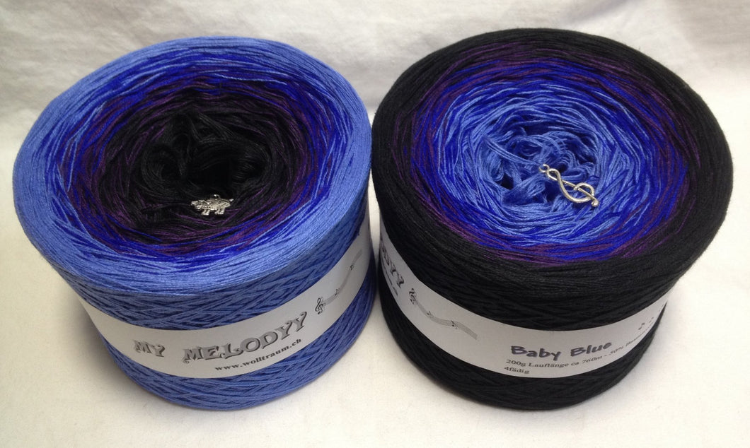 Wolltraum - My Melodyy Gradient Yarn: Baby Blue