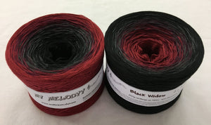 Wolltraum - My Melodyy Gradient Yarn: Black Widow