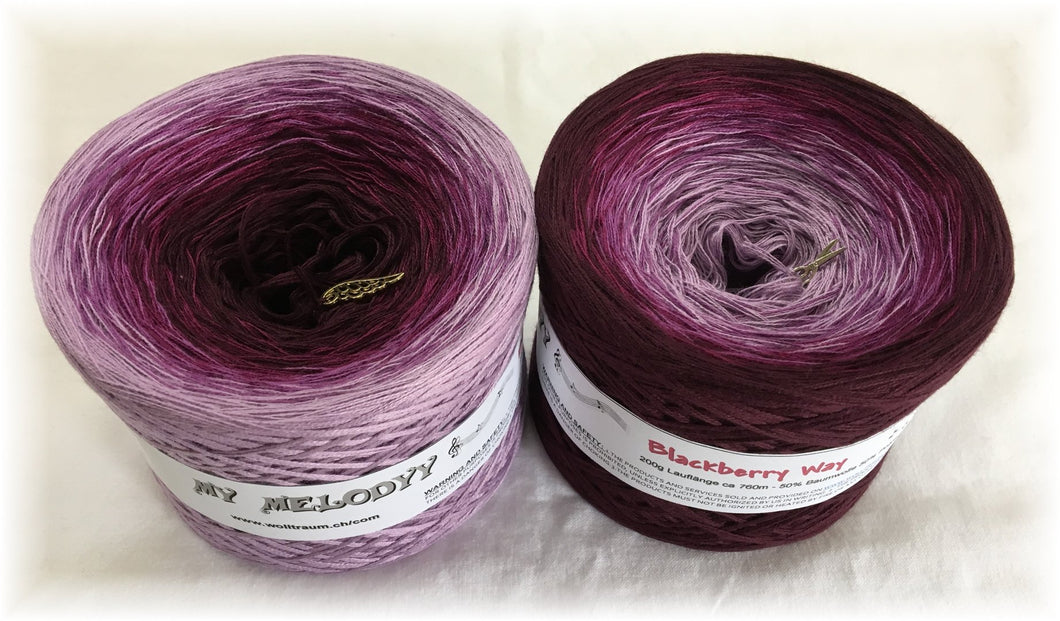 Wolltraum - My Melodyy Gradient Yarn: Blackberry Way