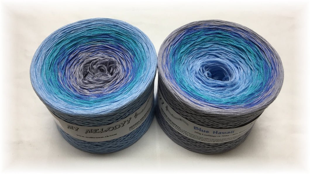 Wolltraum - My Melodyy Gradient Yarn: Blue Hawaii