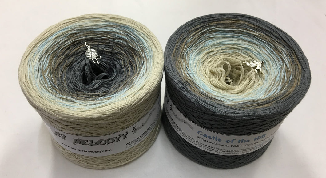 Wolltraum - My Melodyy Gradient Yarn: Castle of the Hill
