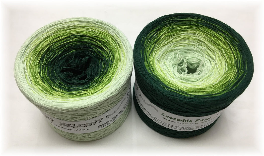 Wolltraum - My Melodyy Gradient Yarn: Crocodile Rock