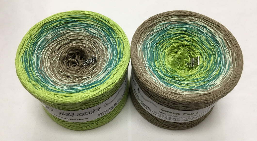 Wolltraum - My Melodyy Gradient Yarn: Green Fairy