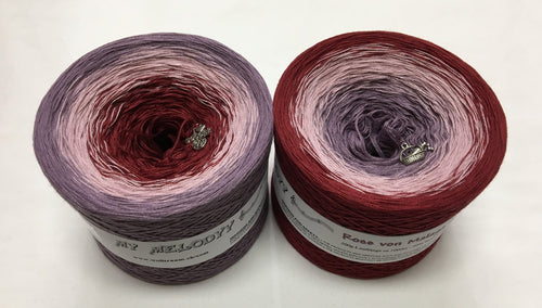 Wolltraum - My Melodyy Gradient Yarn: Rose von Malaga