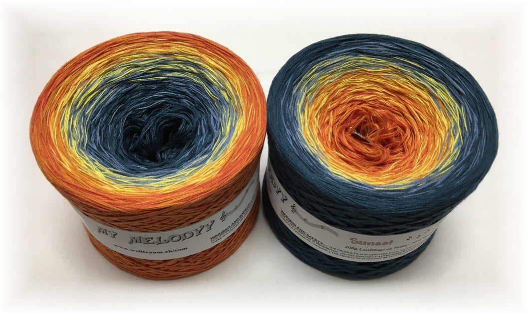 Wolltraum - My Melodyy Gradient Yarn: Sunset